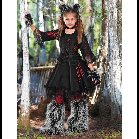 werewolf costume girls chasing fireflies wishcraft